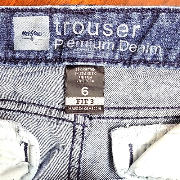 Women's Messimo Trouser Blue Size 6 Premiun Denim Jeans - Picture 6 of 6
